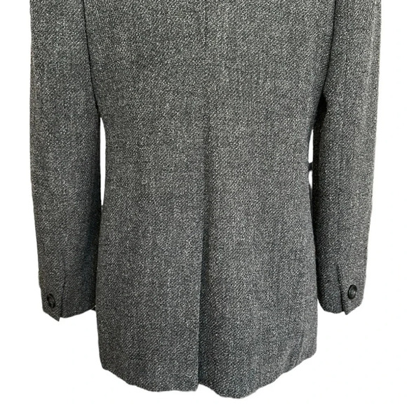 MaxMara Weekend Coat Wool Blend Grey Career Lightweight Mid Length, Size 10 - Picture 10 of 16